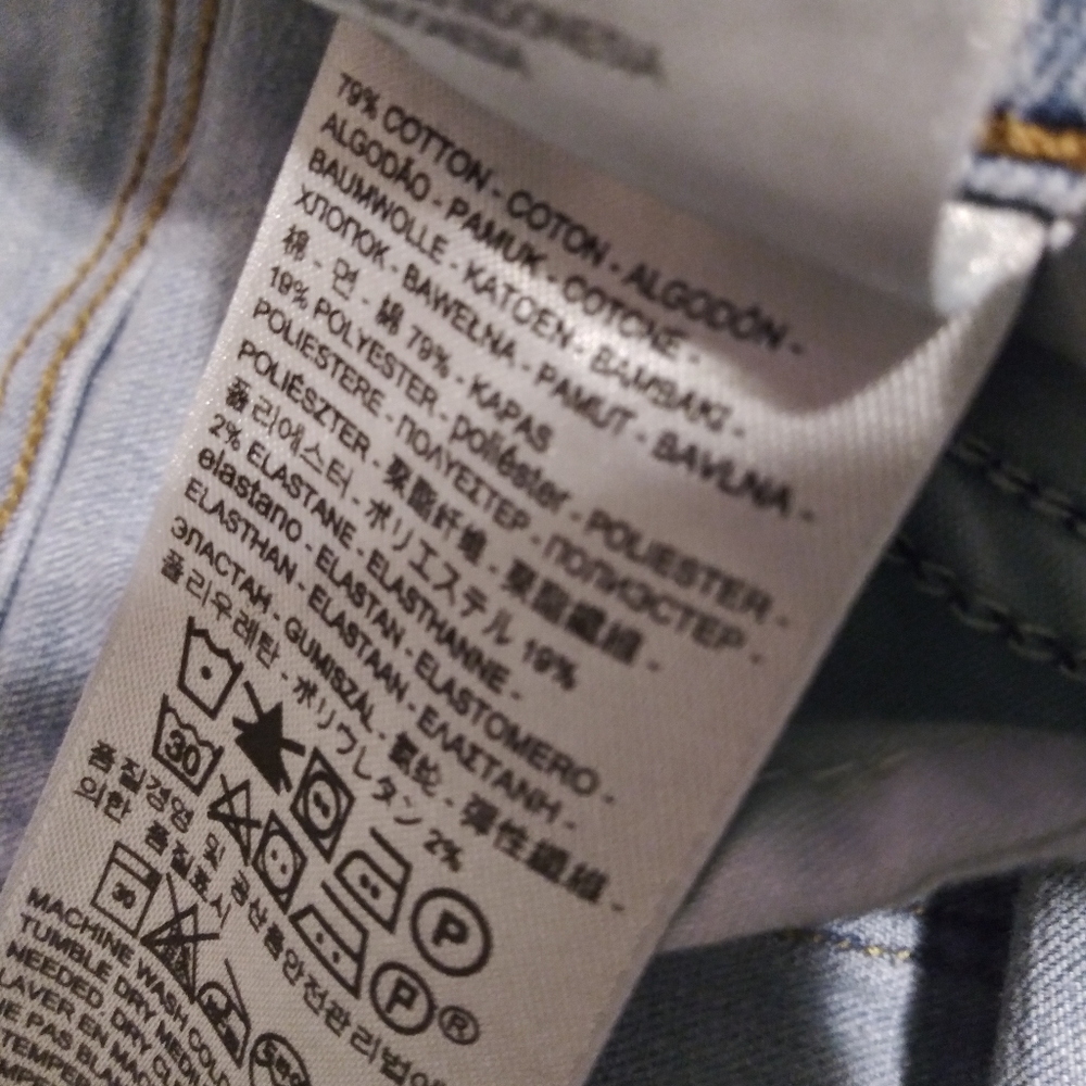 Levi's Classic Boot Size 14 Blue Jeans - Picture 2 of 5